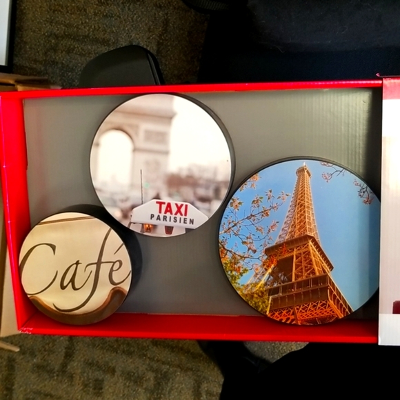 NEW PARIS decorative wall art.  9 different / Rowhouse Design. still in box! - Picture 2 of 5